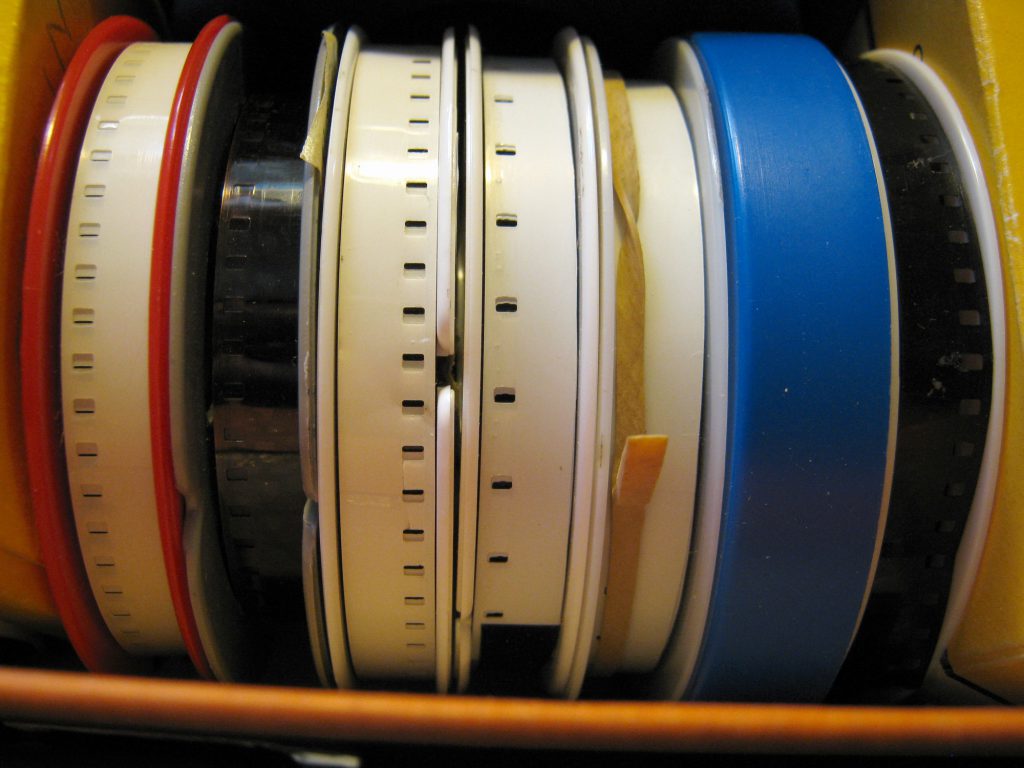 small reels of Kodak 8mm film